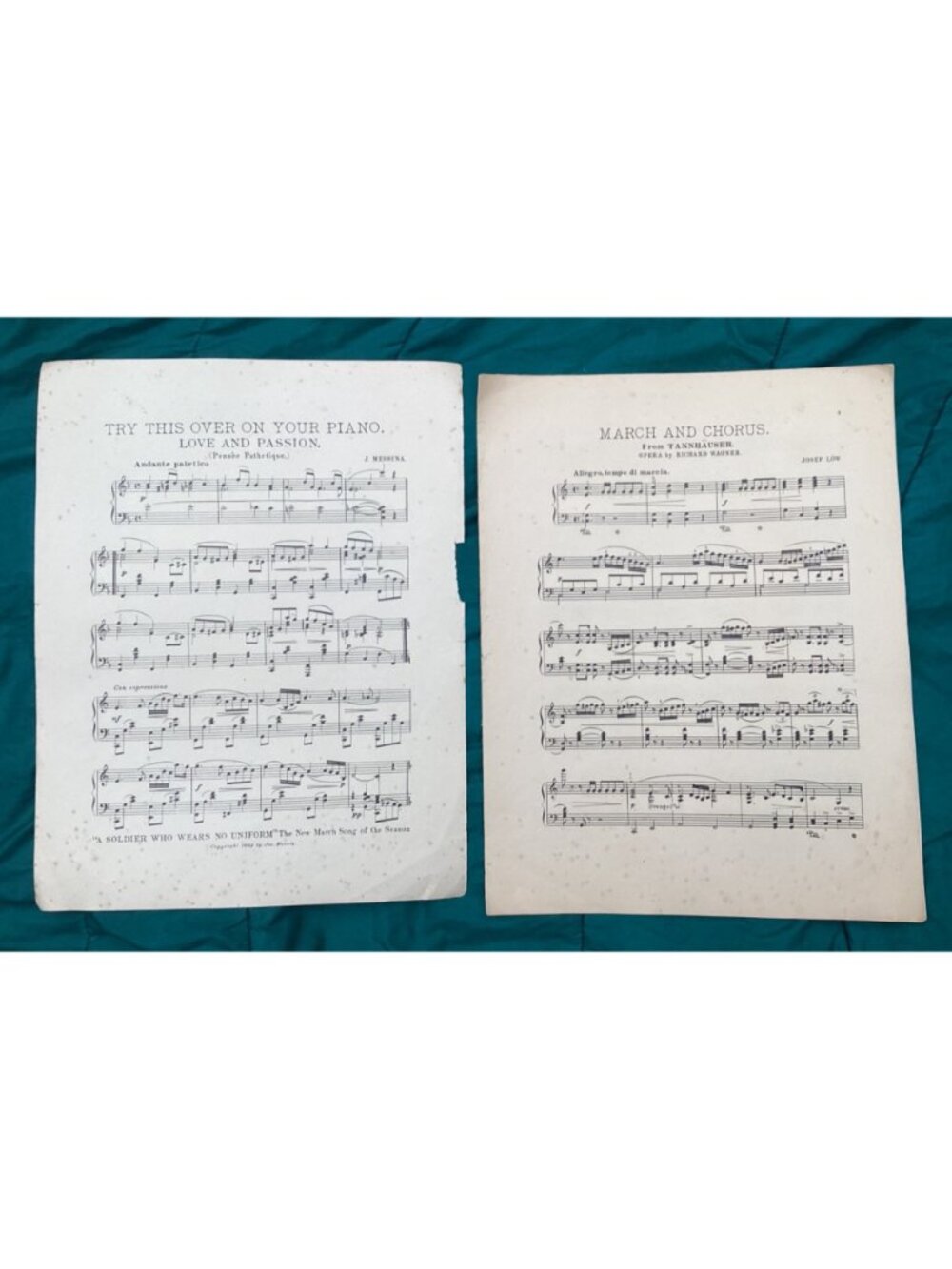 Tannhauser March Sheet Music Wagner c1910 Beaux Arts Edition Antique - Picture 4 of 4